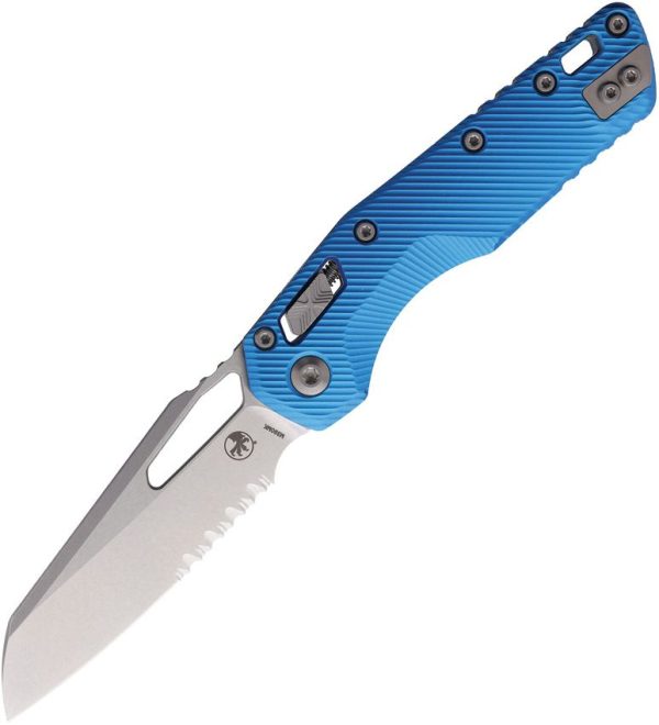 Microtech MSI Ram-Lok SW Blue Folding Knife 3.75" M390MK