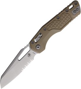 MCT21011FRGTTA.jpg Microtech MSI Ram-Lok Tan G10 Folding Knife