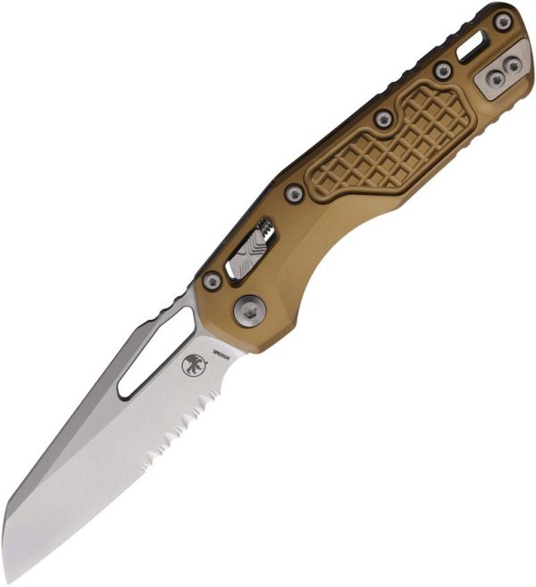 Microtech MSI Ram-Lok Tan Aluminum Folding Knife