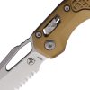 Microtech MSI Ram-Lok Tan Aluminum Folding Knife