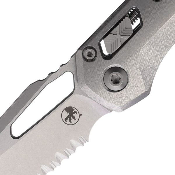 Microtech MSI Ram-Lok Marfione Blue Titanium Accents