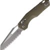 Microtech MSI Ram-Lok AP OD Green G10 Serrated