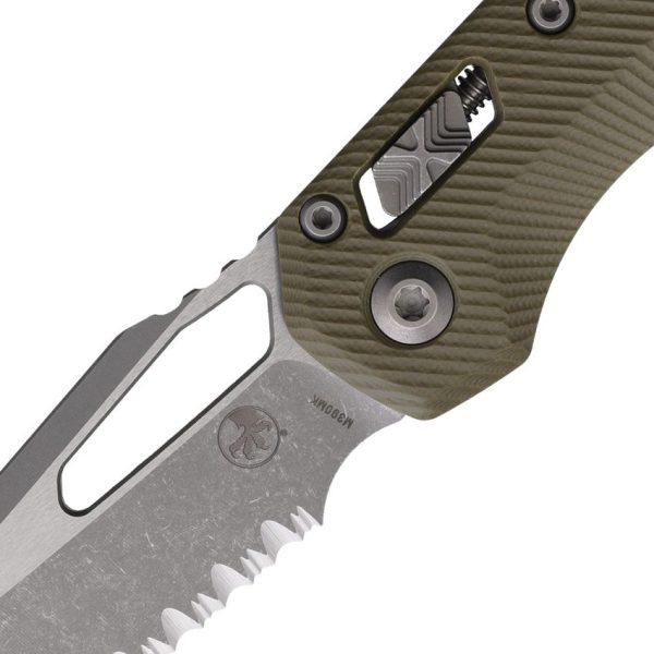Microtech MSI Ram-Lok AP OD Green G10 Serrated