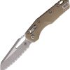 Microtech MSI Ram-Lok AP Tan G10 Serrated