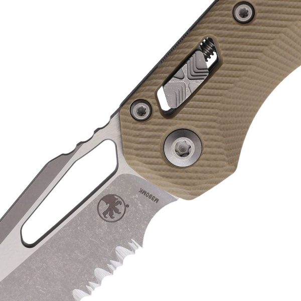 Microtech MSI Ram-Lok AP Tan G10 Serrated