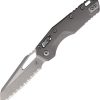Microtech MSI Ram-Lok AP Gray Aluminum Serrated