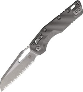 Microtech MSI Ram-Lok AP Gray Aluminum Serrated