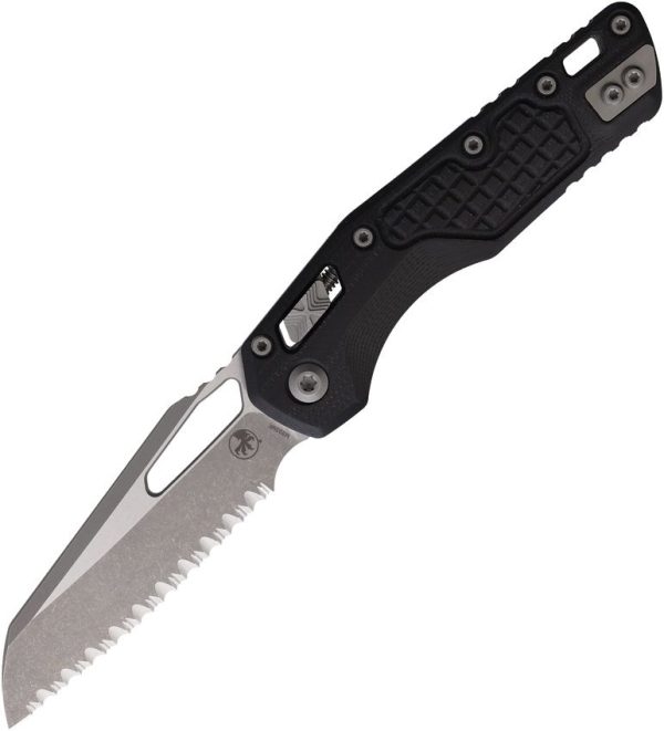 Microtech MSI Ram-Lok AP Frag Black G10 Serrated