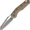 Microtech MSI Ram-Lok AP Serrated - Tan Frag G10