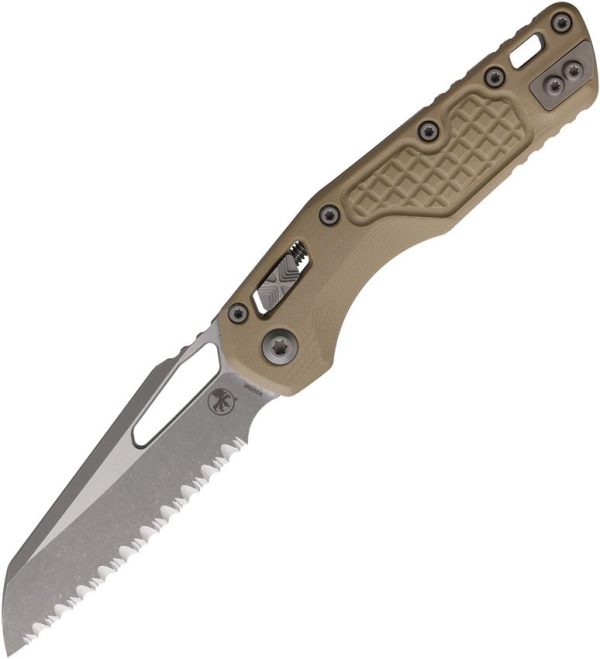 Microtech MSI Ram-Lok AP Serrated - Tan Frag G10