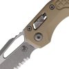 Microtech MSI Ram-Lok AP Serrated - Tan Frag G10