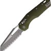 Microtech MSI Ram-Lok AP Sheepsfoot - OD Green Aluminum