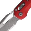 Microtech MSI Ram-Lok AP Sheepsfoot - Red Aluminum