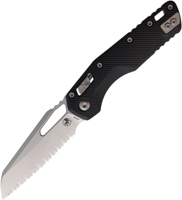 Microtech MSI Ram-Lok SW Serrated - Black Fluted G10