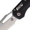 Microtech MSI Ram-Lok SW Serrated - Black Fluted G10