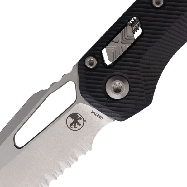 Microtech MSI Ram-Lok SW Serrated - Black Fluted G10