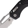 Microtech MSI Ram-Lok SW Serrated - Black Frag G10