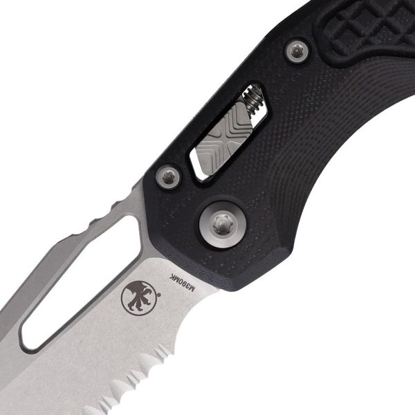 Microtech MSI Ram-Lok SW Serrated - Black Frag G10
