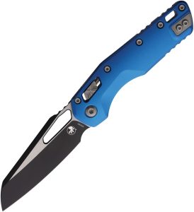 Microtech MSI Ram-Lok Blue Aluminum Folding Knife