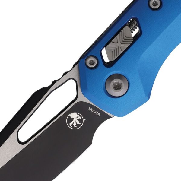 Microtech MSI Ram-Lok Blue Aluminum Folding Knife