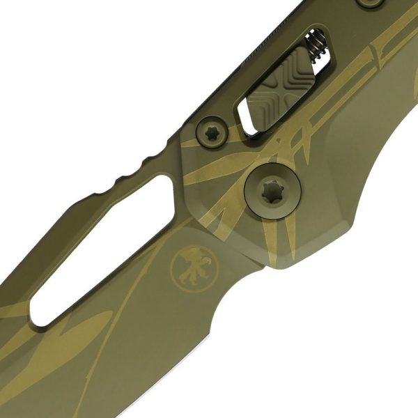 Microtech MSI Ram-Lok SE Cerakote Bamboo Folding Knife