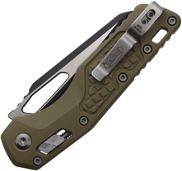 Microtech MSI Ram-Lok OD Green G10 Folding Knife