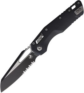 Microtech MSI Ram-Lok Black G10 Partial Serrated