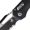 Microtech MSI Ram-Lok Black G10 Partial Serrated