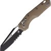 Microtech MSI Ram-Lok Tan G10 Partial Serrated