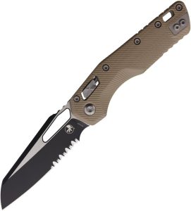 Microtech MSI Ram-Lok Tan G10 Partial Serrated
