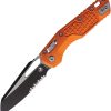 Microtech MSI Ram-Lok Orange Sheepsfoot Folding Knife