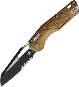 Microtech MSI Ram-Lok Tan Sheepsfoot Folding Knife