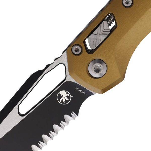 Microtech MSI Ram-Lok Tan Sheepsfoot Folding Knife
