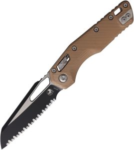 Microtech MSI Ram-Lok FS Brown Sheepsfoot Folding Knife