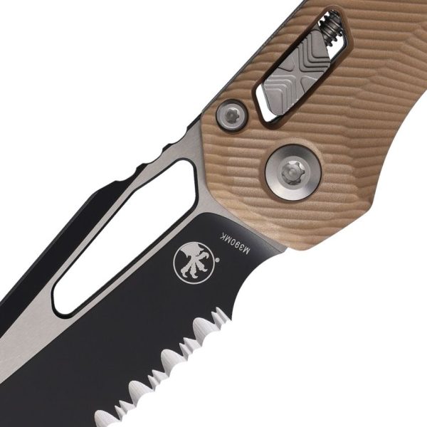 Microtech MSI Ram-Lok FS Brown Sheepsfoot Folding Knife