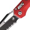 Microtech MSI Ram-Lok FS Red Sheepsfoot Folding Knife