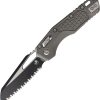 Microtech MSI Ram-Lok Gray Frag Sheepsfoot Folding Knife