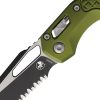 Microtech MSI Ram-Lok FS OD Green Sheepsfoot Folding Knife