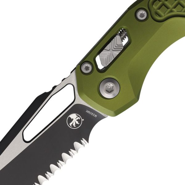 Microtech MSI Ram-Lok FS OD Green Sheepsfoot Folding Knife