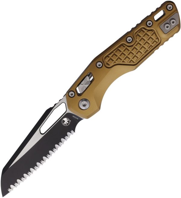 Microtech MSI Ram-Lok Tan Frag Aluminum Folding Knife