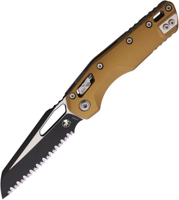 Microtech MSI Ram-Lok Tan Aluminum Folding Knife
