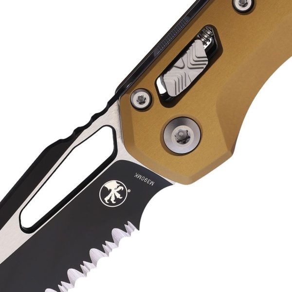 Microtech MSI Ram-Lok Tan Aluminum Folding Knife