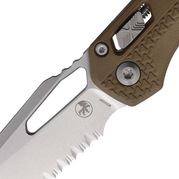 Microtech MSI Ram-Lok Dark Earth Stonewash Sheepsfoot