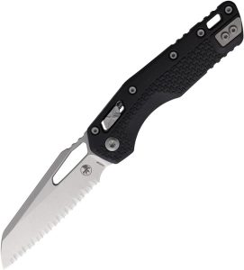 Microtech MSI Ram-Lok 210T Stonewash Black Serrated