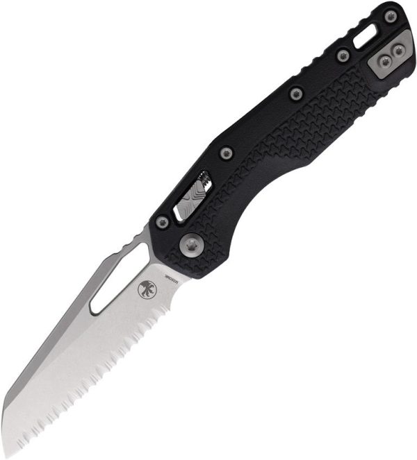 Microtech MSI Ram-Lok 210T Stonewash Black Serrated