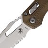 Microtech MSI Ram-Lok Dark Earth Stonewash Serrated