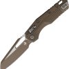 Microtech MSI Ram-Lok Tri Grip Dark Earth Folding Knife