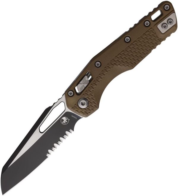 Microtech MSI Ram-Lok Dark Earth PS Partially Serrated