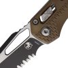 Microtech MSI Ram-Lok Dark Earth PS Partially Serrated