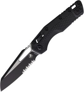 Microtech MSI Ram-Lok Black - Partially Serrated M390MK